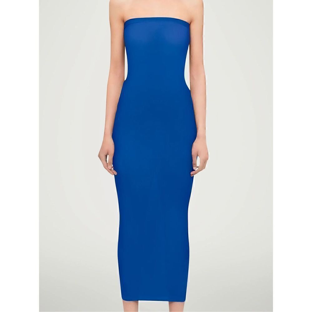NWT Wolford Fatal Dress L Blue - Picture 5 of 13